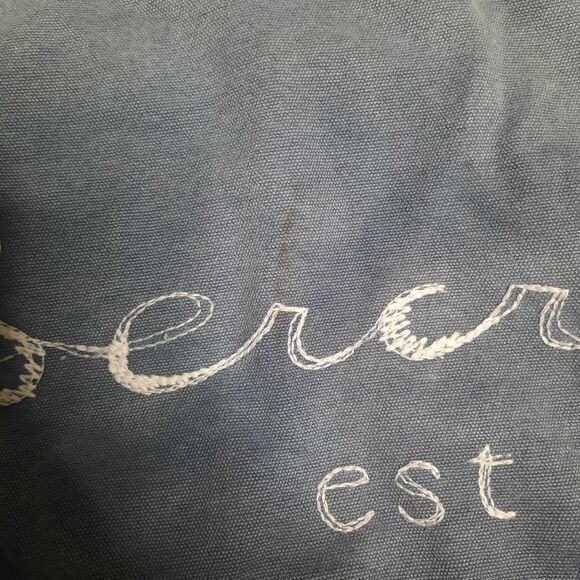 Abercrombie Vintage Y2K Tote Bag Casual Everyday School Blue-Gray - Picture 7 of 7